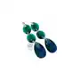 Swarovski unikat kolczyki emerald gloss srebro Arande Sklep