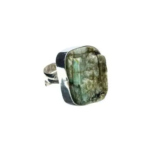 Szmaragd duży przepiękny pierścionek srebro r10-26 unikat Arande