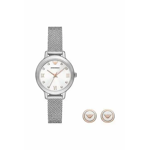 Emporio Armani zegarek damski kolor srebrny, AR1961 2