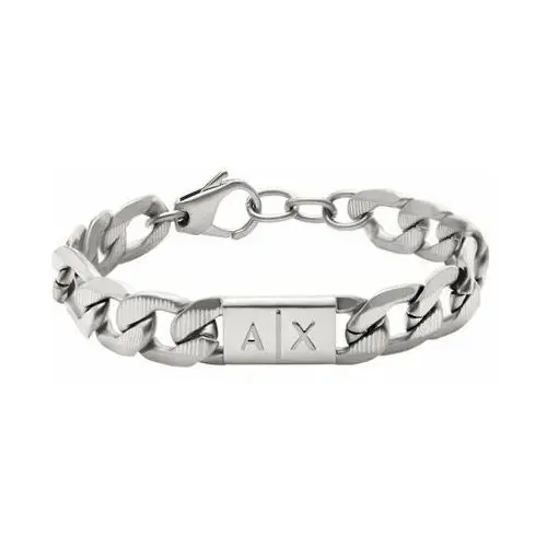 Armani exchange Bransoletka axg0077040 srebrny 3