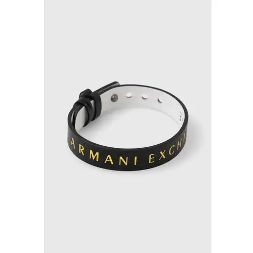 Armani Exchange bransoletka skórzana dwustronna, AXG0107040