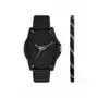 Armani Exchange zegarek i bransoletka kolor czarny AX7159SET Sklep