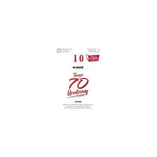 Karnet urodziny 70 b6 z kop as gm-1011 fol Armin style
