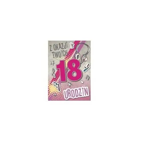 Karnet urodziny osiemnastka gm-820 Armin style
