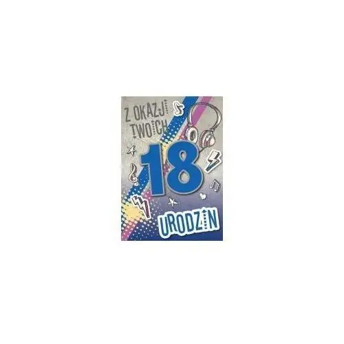 Karnet urodziny osiemnastka gm-821 Armin style
