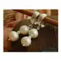 ARONA - srebrne kolczyki z naturalnymi perłami, kolor biały Sklep