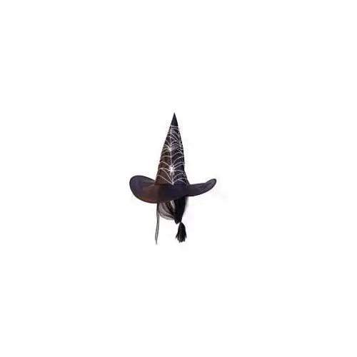 Arpex kapelusz karnawałowy czarownica z włosami