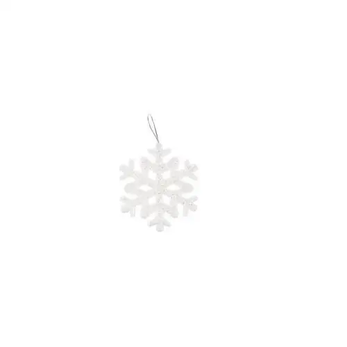 Ozdoba świąteczna śnieżynka 10 cm Arpex