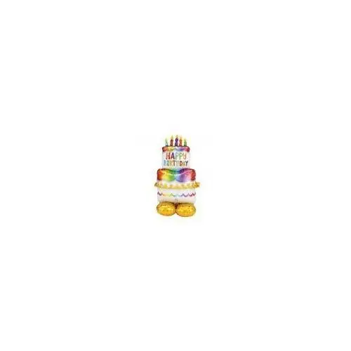 Balon foliowy AirLoonz tort urodzinowy 68x134cm