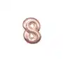Balon foliowy cyfra 8 różowe złoto 57x86cm Sklep