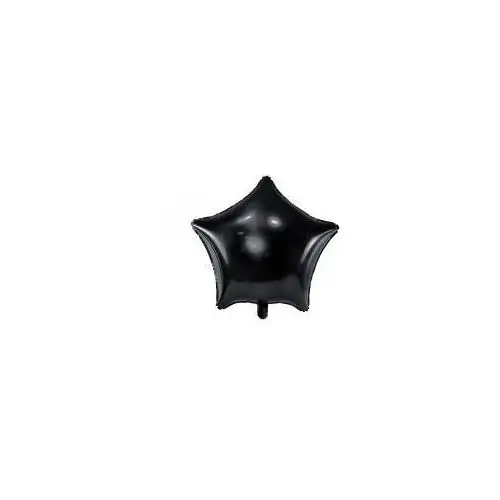 Balon foliowy gwiazdka 48 cm czarna