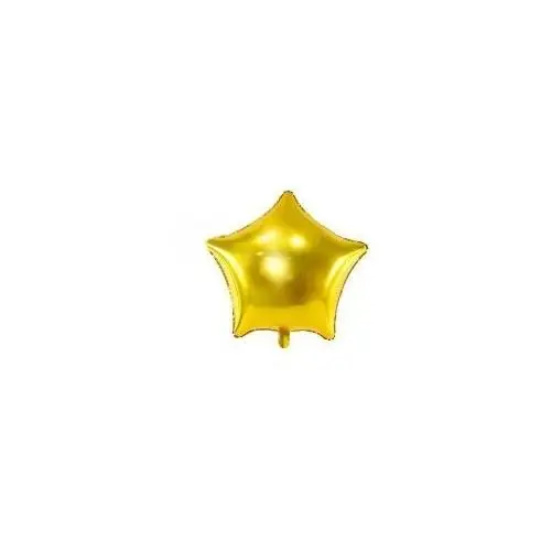 Balon foliowy Gwiazdka 48 cm złota