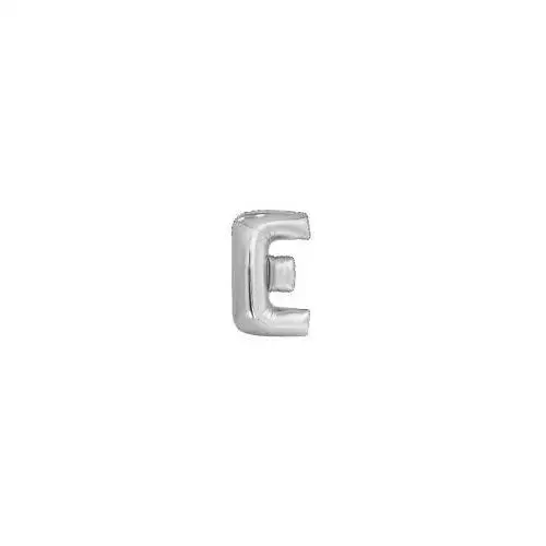 Balon foliowy litera E srebrna 56,5x86cm