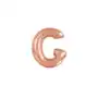 Balon foliowy litera G różowe złoto 74x86cm Sklep