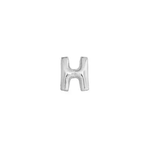 Balon foliowy litera H srebrna 67x86cm