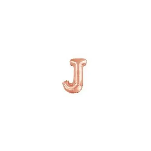 Balon foliowy litera J różowe złoto 58x86cm