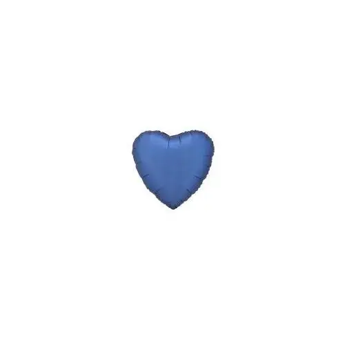 Balon foliowy Lustre Azure niebieski serce 43cm