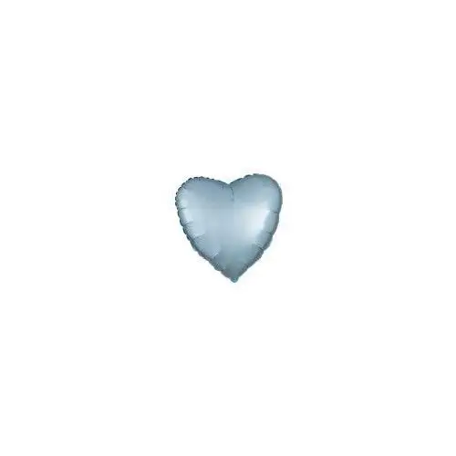 Balon foliowy Lustre Pastel niebieski serce 43cm
