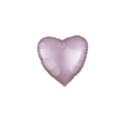 Balon foliowy Lustre Pastel różowy serce luzem