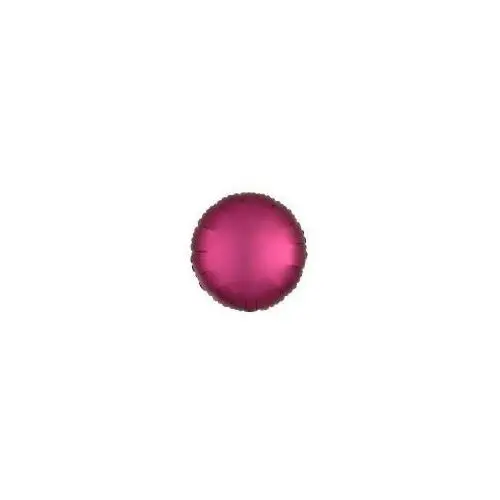 Balon foliowy Lustre purpurowy okrągły 43cm