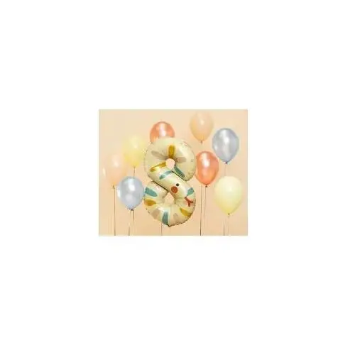 Balon foliowy urodzinowy cyfra "8" - Wąż 43x72 cm