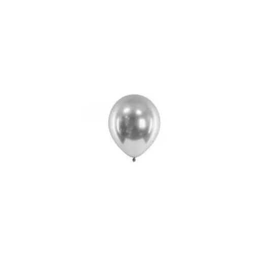 Balony glossy 30 cm srebrne 10 szt