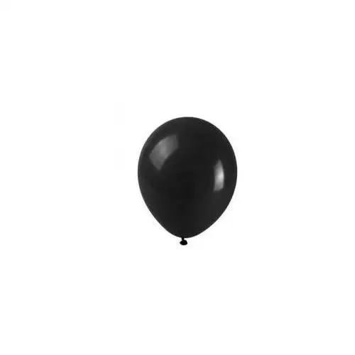Balony pastelowe czarne 25cm 100szt