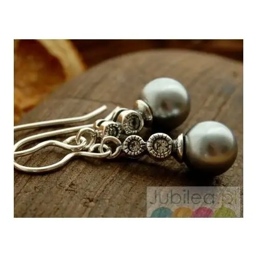 BAOBAB - srebrne kolczyki z perła i cyrkonią, kolor biały