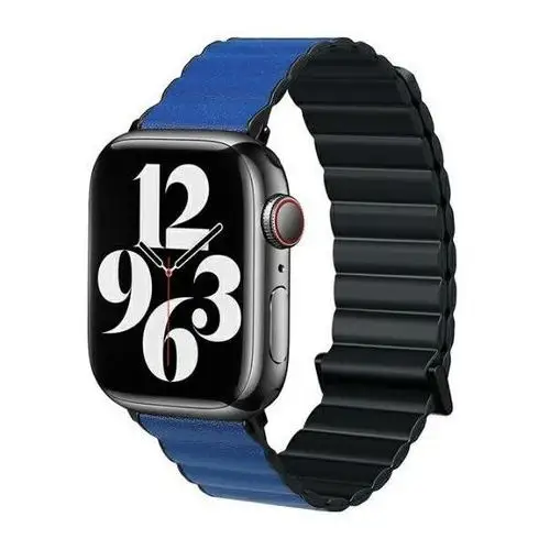Beline do apple watch magnetic pro 38/40/41mm (czarno/niebieski)