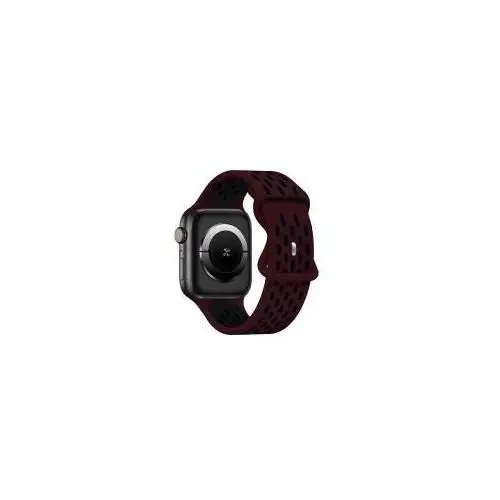 Beline do Apple Watch New Sport Silicone 42/44/45/49mm bordowo-czarny