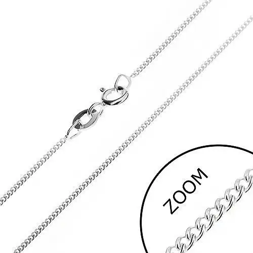 Delikatny łańcuszek ze srebra 925 - gęste ogniwa, 1,2 mm Biżuteria e-shop