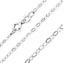 Biżuteria e-shop Łańcuszek z owalnych ogniw, srebro 925, szerokość 1,8 mm, długość 450 mm Sklep