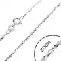 Łańcuszek ze srebra 925 - faliste ogniwa w spirali, 1,6 mm Biżuteria e-shop Sklep