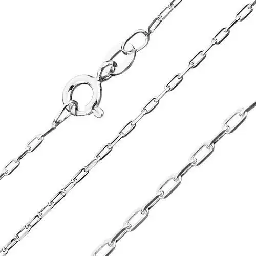 Biżuteria e-shop Łańcuszek ze srebra 925 - gładkie prostokąty, 1,4 mm