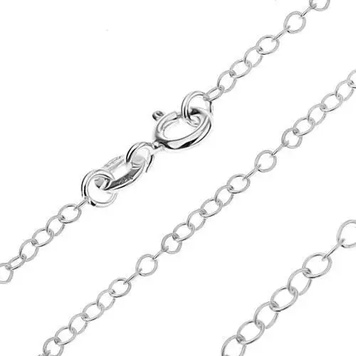 Biżuteria e-shop Łańcuszek ze srebra 925 - proste błyszczące ogniwa, 1,7 mm