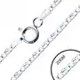 Łańcuszek ze srebra 925, przekładane oczka z eską, szerokość 2 mm, długość 450 mm Biżuteria e-shop Sklep