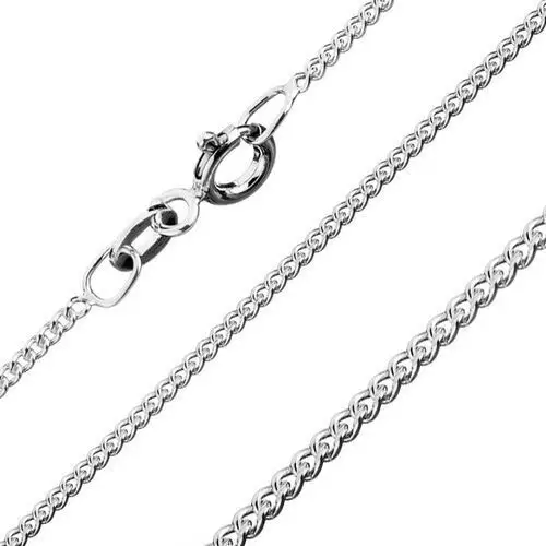 Biżuteria e-shop Łańcuszek ze srebra 925, skręcone okrągłe ogniwa, 1,4 mm