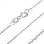 Biżuteria e-shop Łańcuszek ze srebra 925 - zakrzywione kostki połączone pionowo, 0,9 mm Sklep