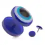 Biżuteria e-shop Okrągły akrylowy fake plug do ucha, niebieskie oko Sklep