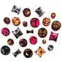 Piercing do ucha - plug, kolorowy wzór skóra węża - szerokość: 4 mm, kolor kolczyka: fioletowy Biżuteria e-shop Sklep