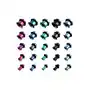 Biżuteria e-shop Piersing - tunel do ucha z tytanu, anodyzowany, różne kolory, z gumką - szerokość: 8 mm, kolor kolczyka: czarny Sklep