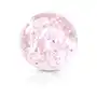 Biżuteria e-shop Plastikowa przezroczysta kulka do piercingu z różowymi cekinami, 5 mm, zestaw 10 sztuk Sklep