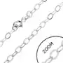 Srebrny łańcuszek 925 - gładkie owalne ogniwa, 3,2 mm, AB9.06 Sklep