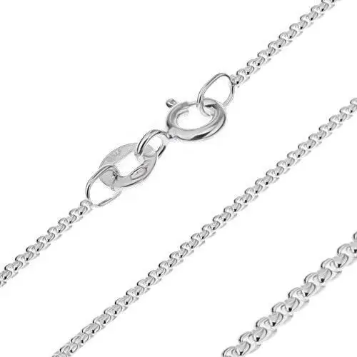 Biżuteria e-shop Srebrny łańcuszek 925 - zaokrąglone połączone kwadraciki, 1 mm