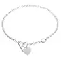 Biżuteria e-shop Srebrny naszyjnik 925, płaskie symetryczne serce z napisem - życzenia Sklep