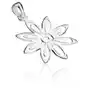 Srebrny wisiorek 925 - kwiatek z wyciętymi płatkami Biżuteria e-shop Sklep