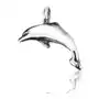 Srebrny wisiorek 925 - lśniący delfin z patyną Sklep