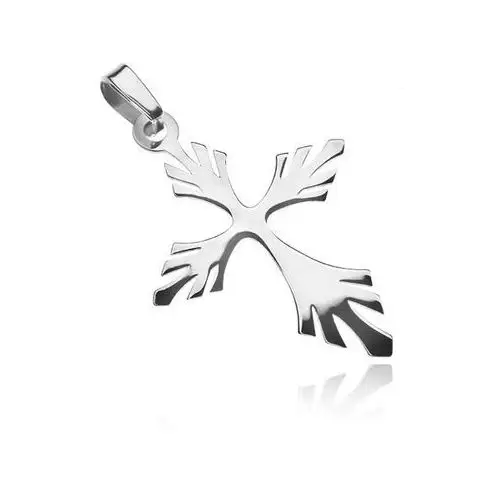 Biżuteria e-shop Srebrny wisiorek 925 - rozgałęziony krzyżyk