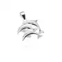 Srebrny wisiorek 925 - trzy skaczące delfiny Biżuteria e-shop Sklep