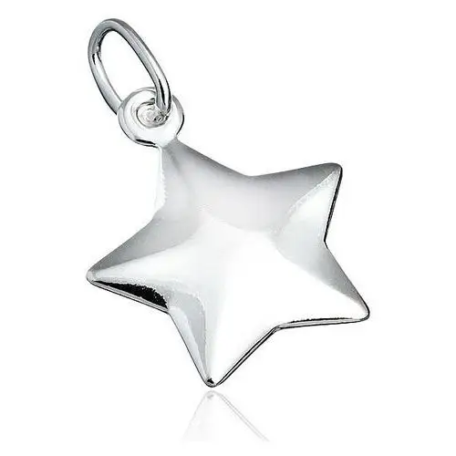 Biżuteria e-shop Srebrny wisiorek 925 - wypukła gwiazda